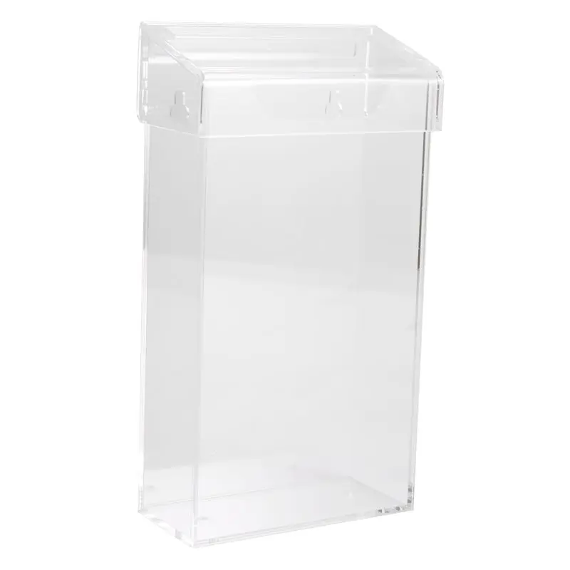防水フライヤーディスプレイ封筒用アクリル屋外パンフレットホルダー壁掛け式蓋付きクリアパンフレットホルダー