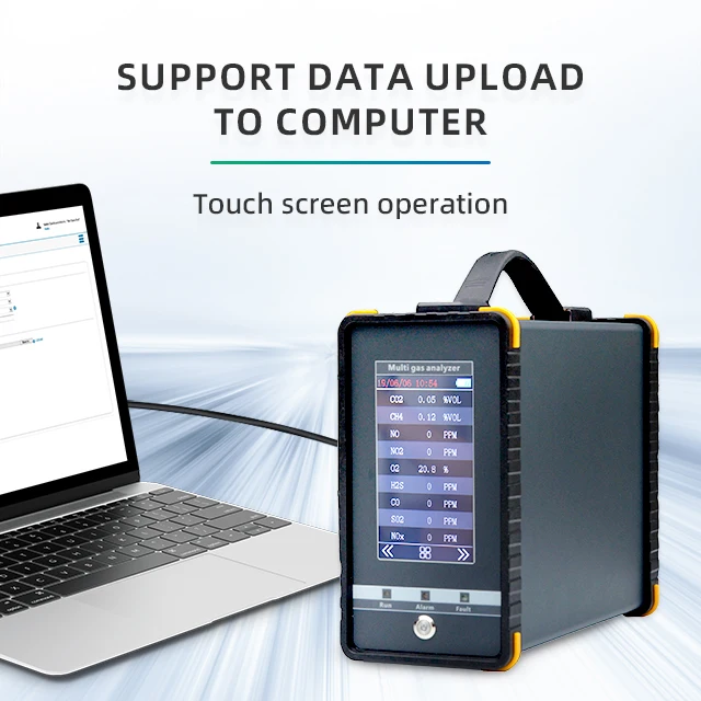 Good Factory Price S360 portable multi gas analyzer industrial use different types of sensors lithium ion rechargeable battery