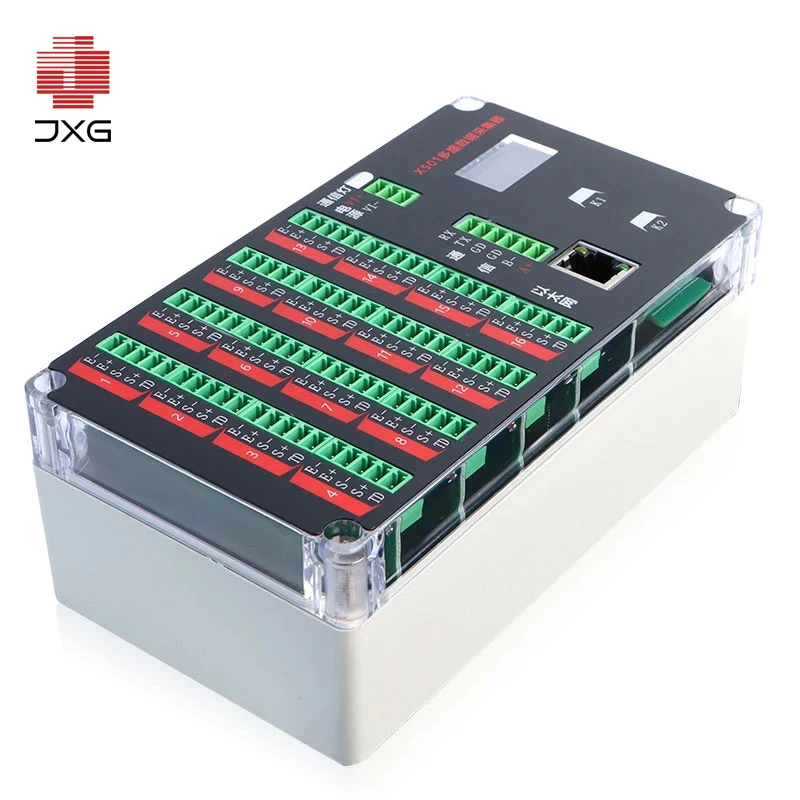 

Digital Load Cell Multi-Channel Transmitter Force Gauge Weighing Transducer Meter Test RS485/232 to PLC & Computer Compatible