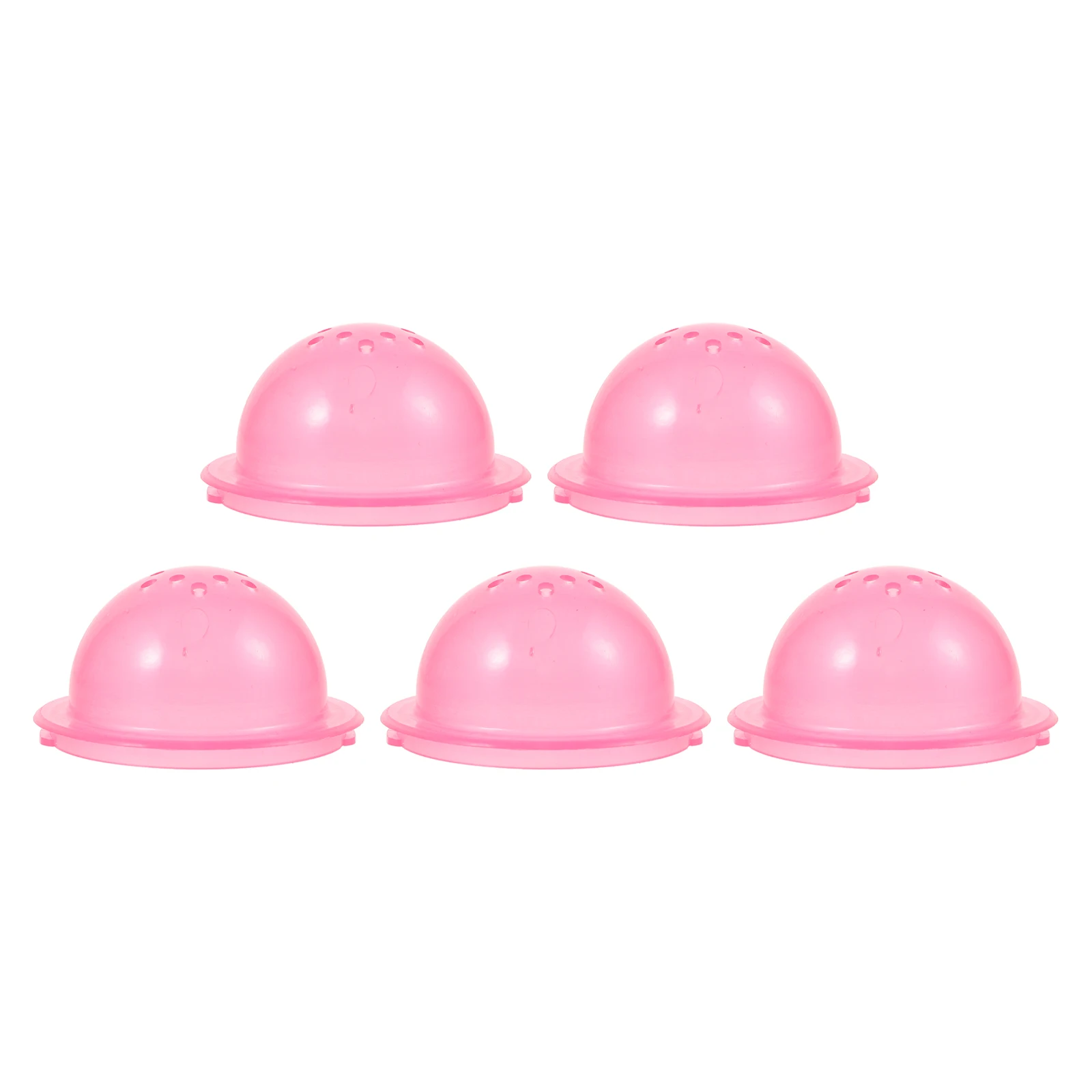 

5pcs Pink Pipe Maze Accessories Hamster Stoppers Tube Caps External End Extendable Tubes DIY Cage Toys Pet Supplies