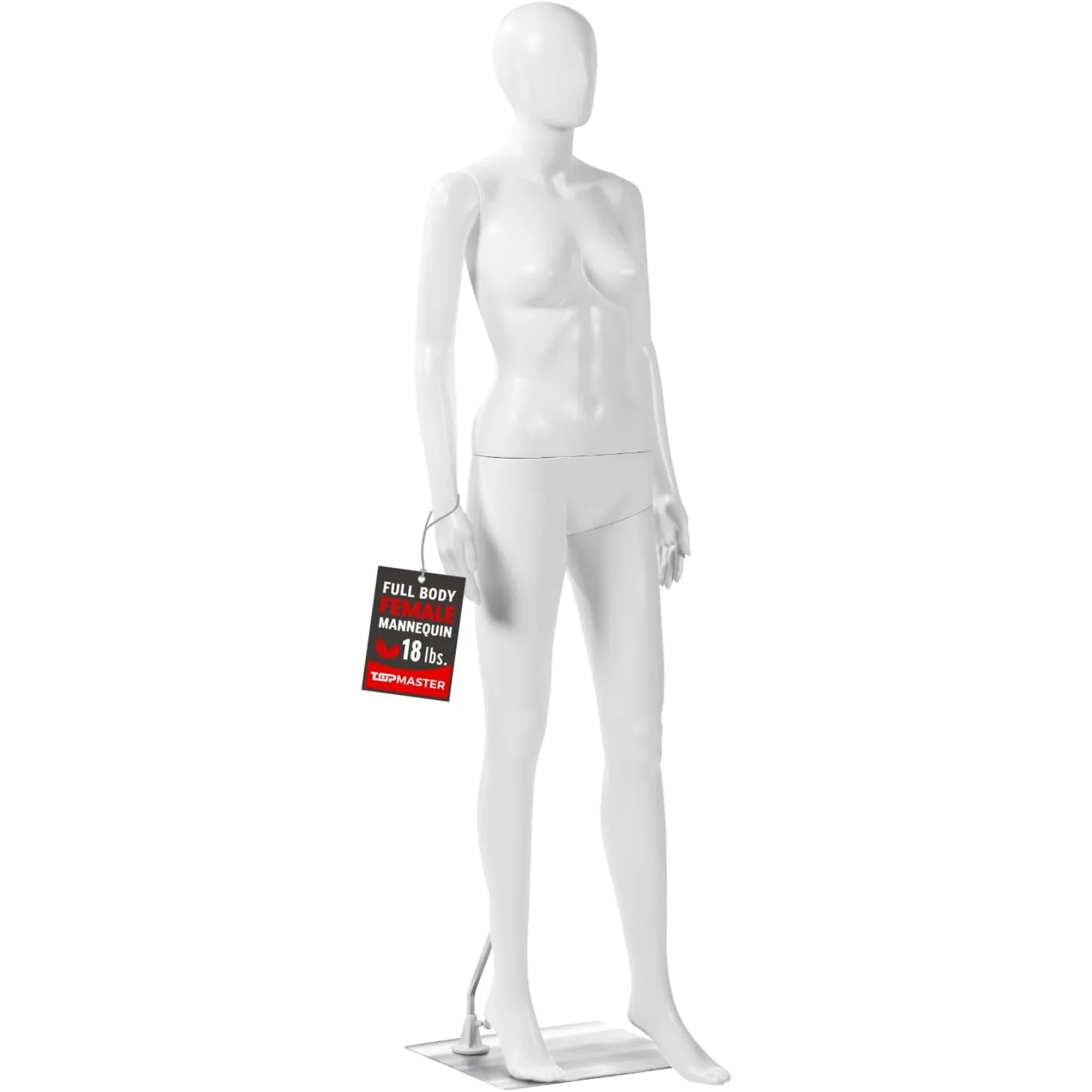 

US Female Form Mannequin - Versatile 360° Design, Easy Assemble, Full Body Dress Form Female Mannequin with Adjustable Posture