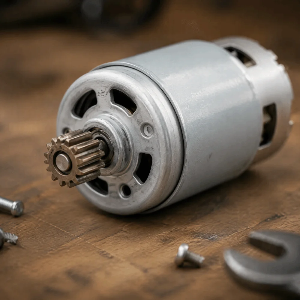 775 Model 21V Snow Blower Motor 11 Gear Teeth Metal Shell DC Motor Heavy Duty Electric Chain Saw Motor Snow Thrower Repair