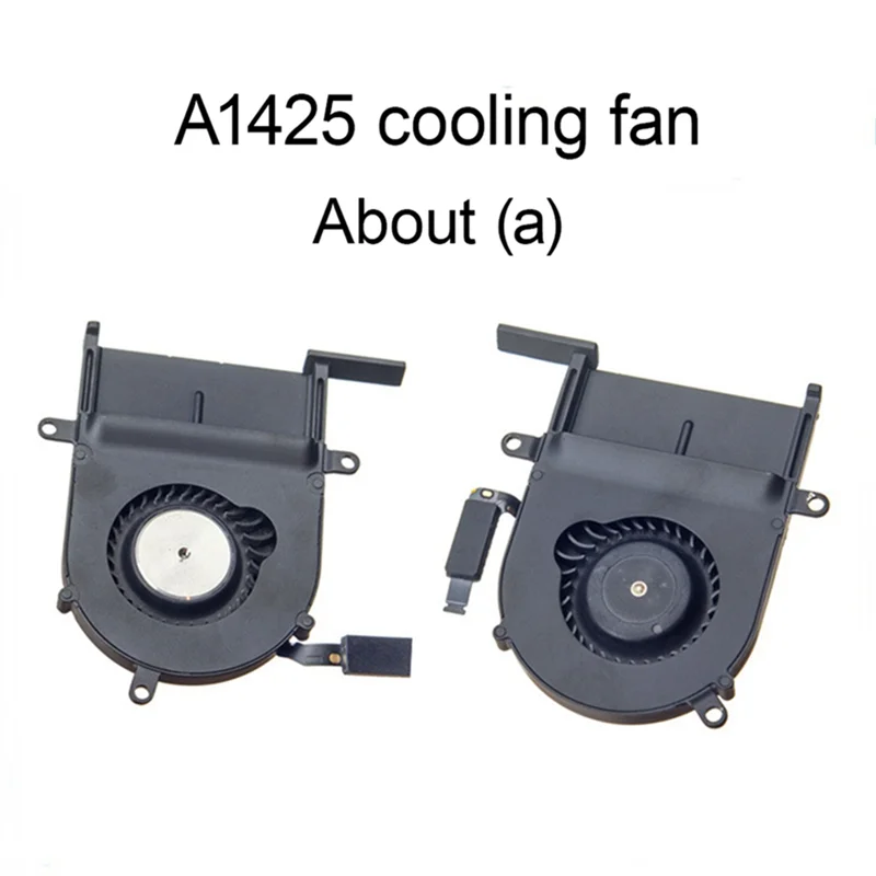 AY14 -Left Right A Pair Of Fans Portable Convenient CPU Radiating Cooler Black-Gray For   A1425 12-13 Years