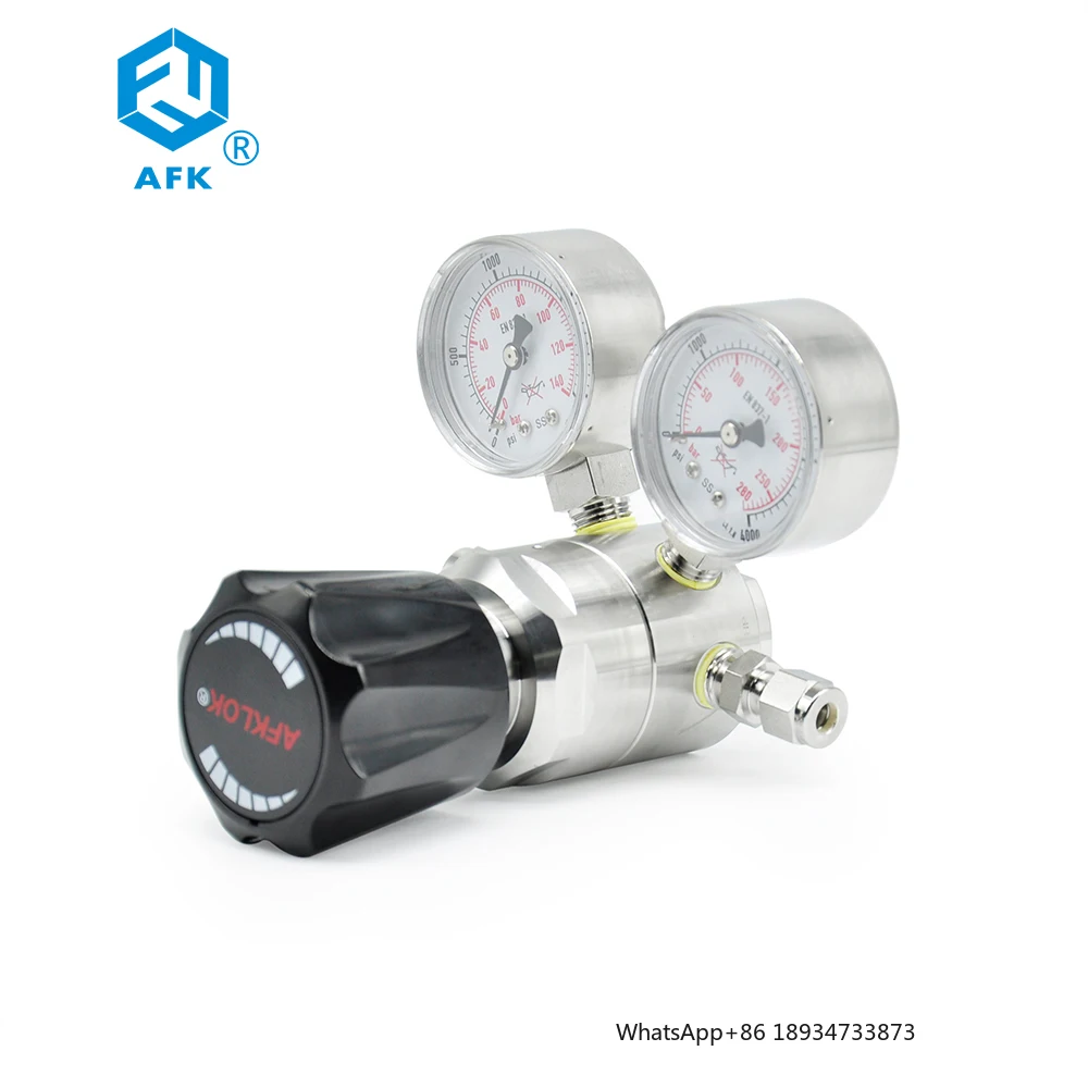 Oxygen Regulator with Gas Pressure Gauge Manometer for Oxygen Gas Pressure Regulation