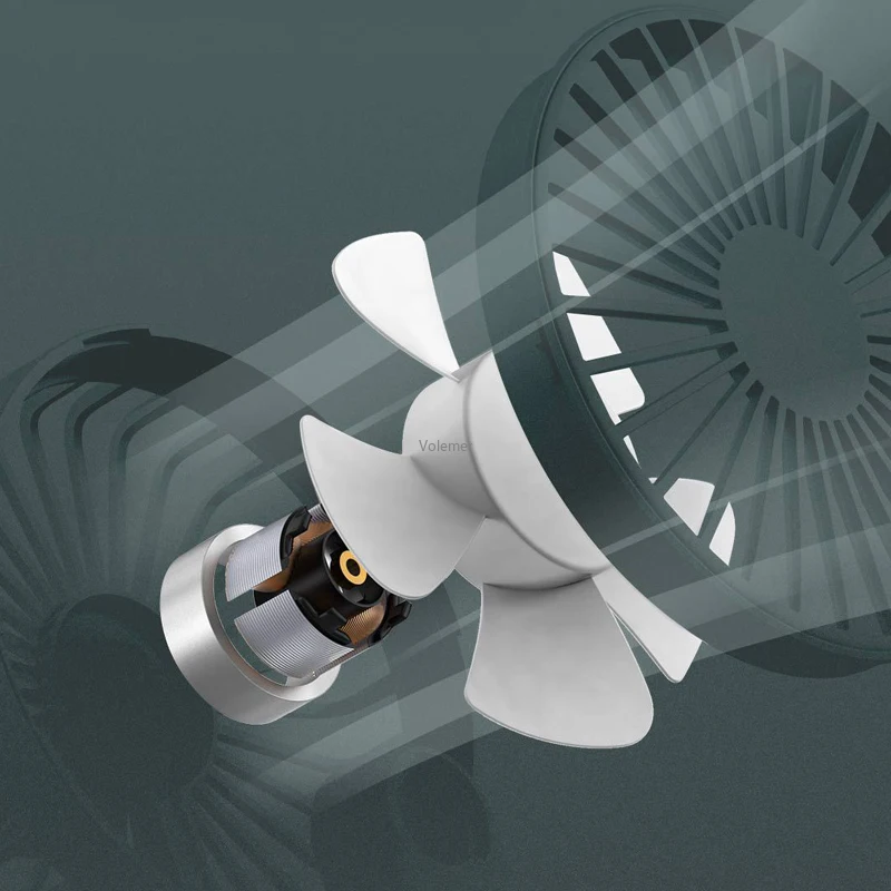 Youpin مروحة USB صغيرة المحمولة لمحبي الأجهزة المحمولة القابلة لإعادة الشحن سطح المكتب مبرد الهواء في الهواء الطلق السفر أضعاف مراوح اليد