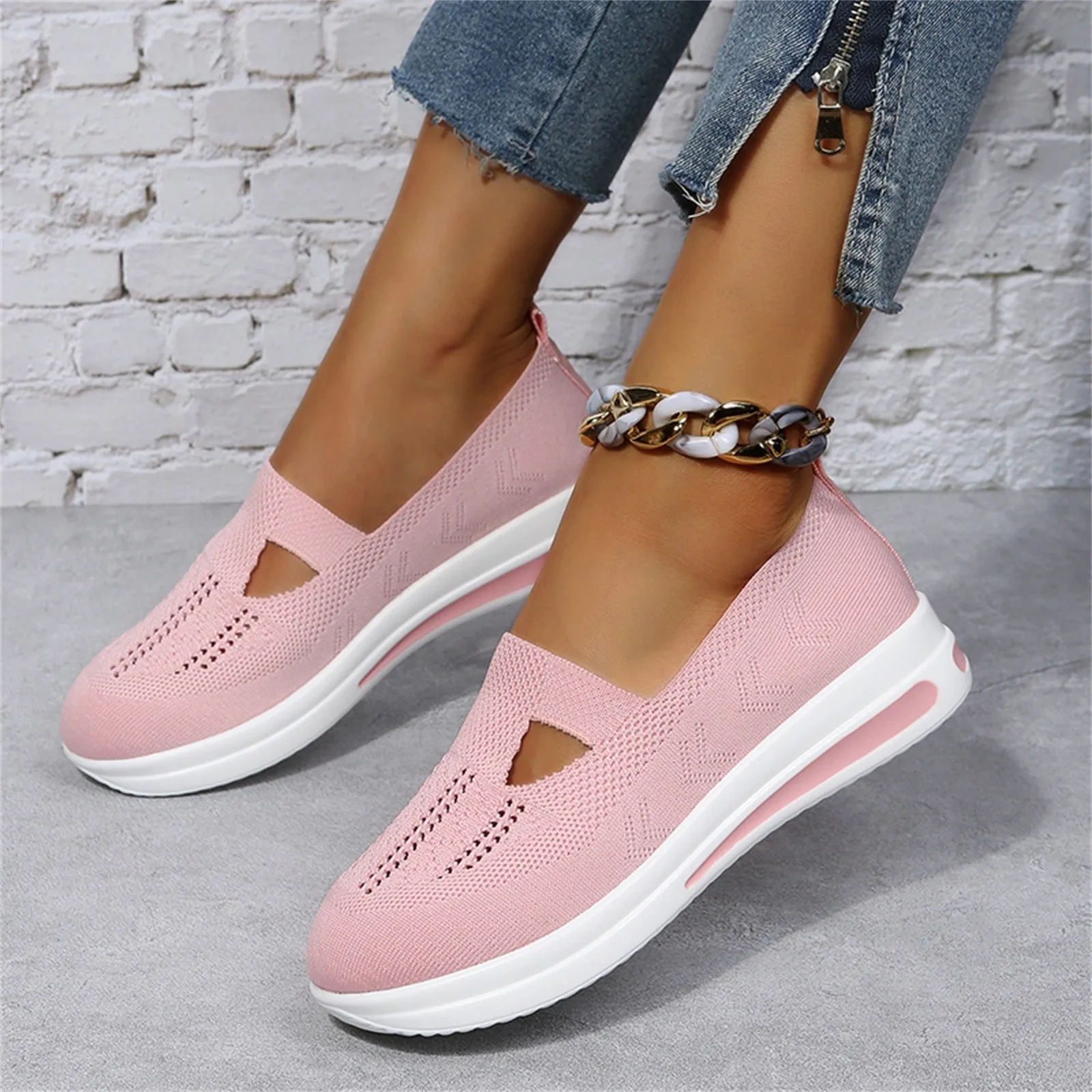 Shoes Women\'s Summer New Walking Shoes Soft Bottom Soft Face Mother Shoes Light and Comfortable Elderly Shoes Women Footwear