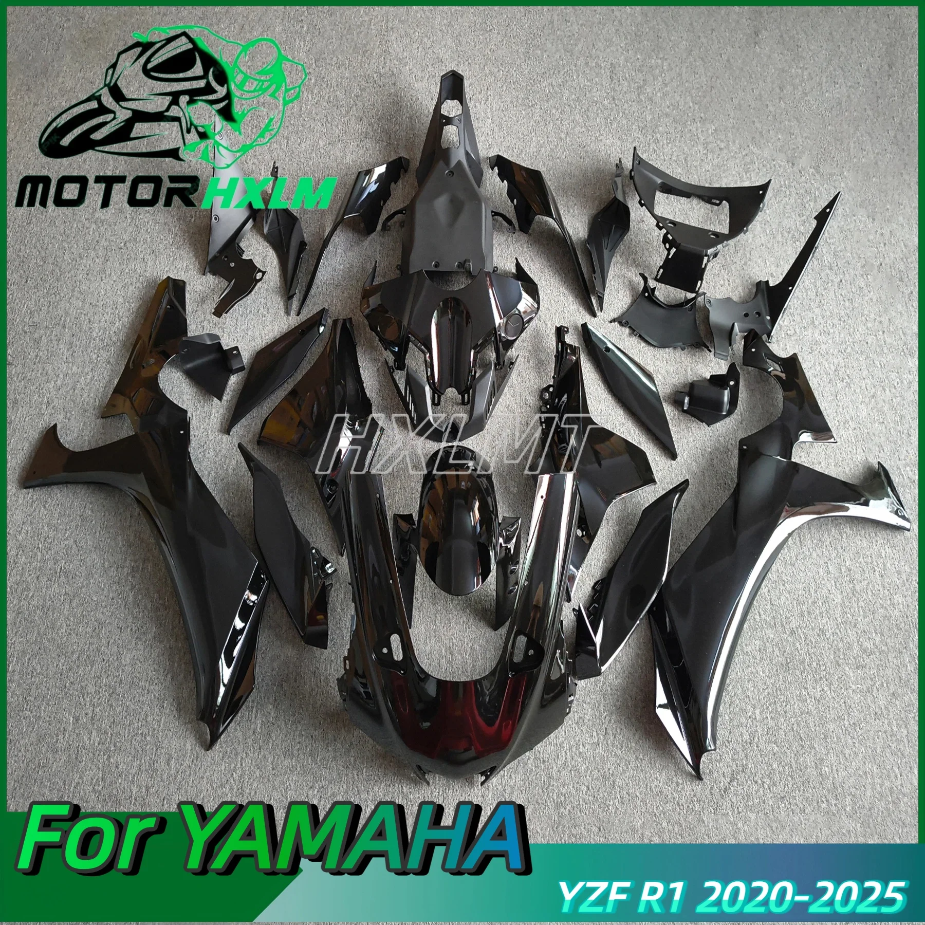 Motorcycle Fairing Suitable for Yamaha R1 20-22 Years YZF1000 2020 2021 2022 Fairing Black white cement grey