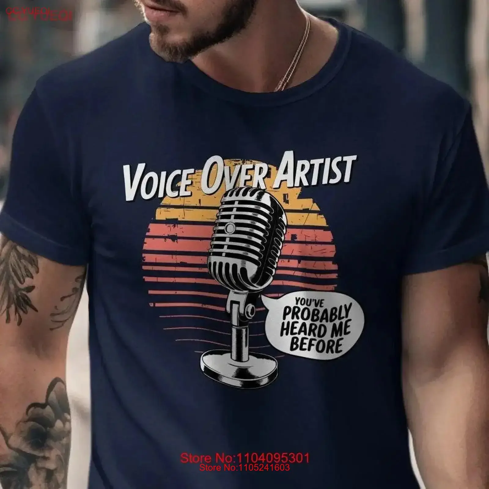 Funny VOICE OVER ARTIST T Shirt for Her Him You've Probably Heard Me Before Retro Vintage Actors vintage Washed Comfortable