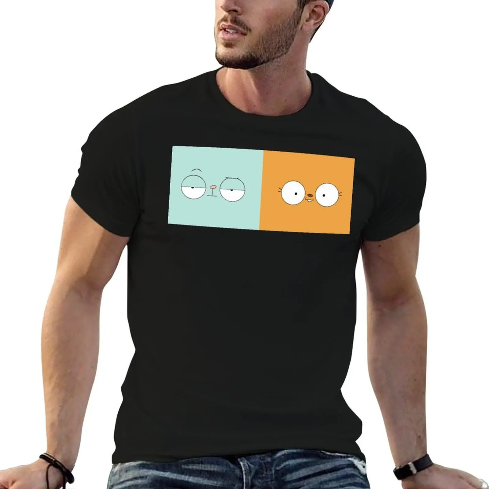 

Kiff and Barry - Kiff Chatterley and Barry Buns Faces - isolated T-Shirt cotton tshirt 100% T-Shirt