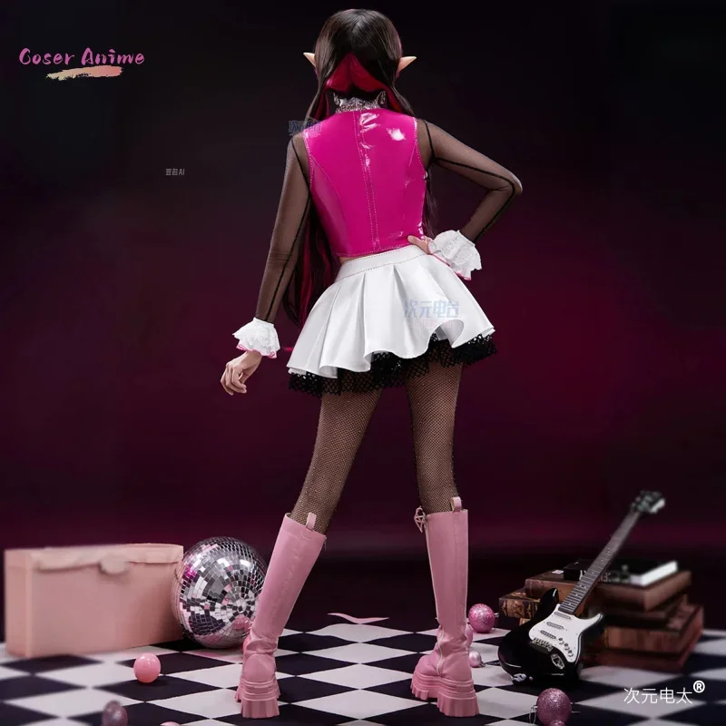 2025 لعبة جديدة مونستر هاي دراكولورا أزياء تنكرية موحدة لحفلة الهالوين للنساء والرجال دعائم كرنفال #4