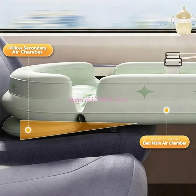 R6FD Plane Friendly Baby Cot Simple Infant Mattress Sleep Bed With Raised Sides For Safe Rest During