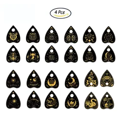 4Pc Planchette Spirit Board Wooden Crystal Holder Mini Crystal Sphere Display Stand Witch Stuff Wiccan Decor Witchy Gift Supplie