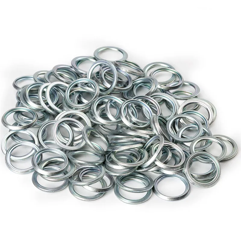 50PCS 14*19*2MM Oil Drain Plug Washer Gaskets For Mitsubishi Lancer-ex / EVO 10 Replacement MD050317 21513-21000 2151321000