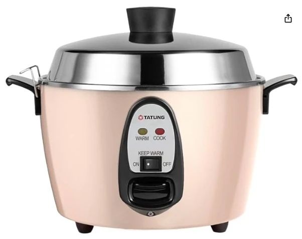 6 Cup Multi-Functional Stainless Steel Rice Cooker – Silver