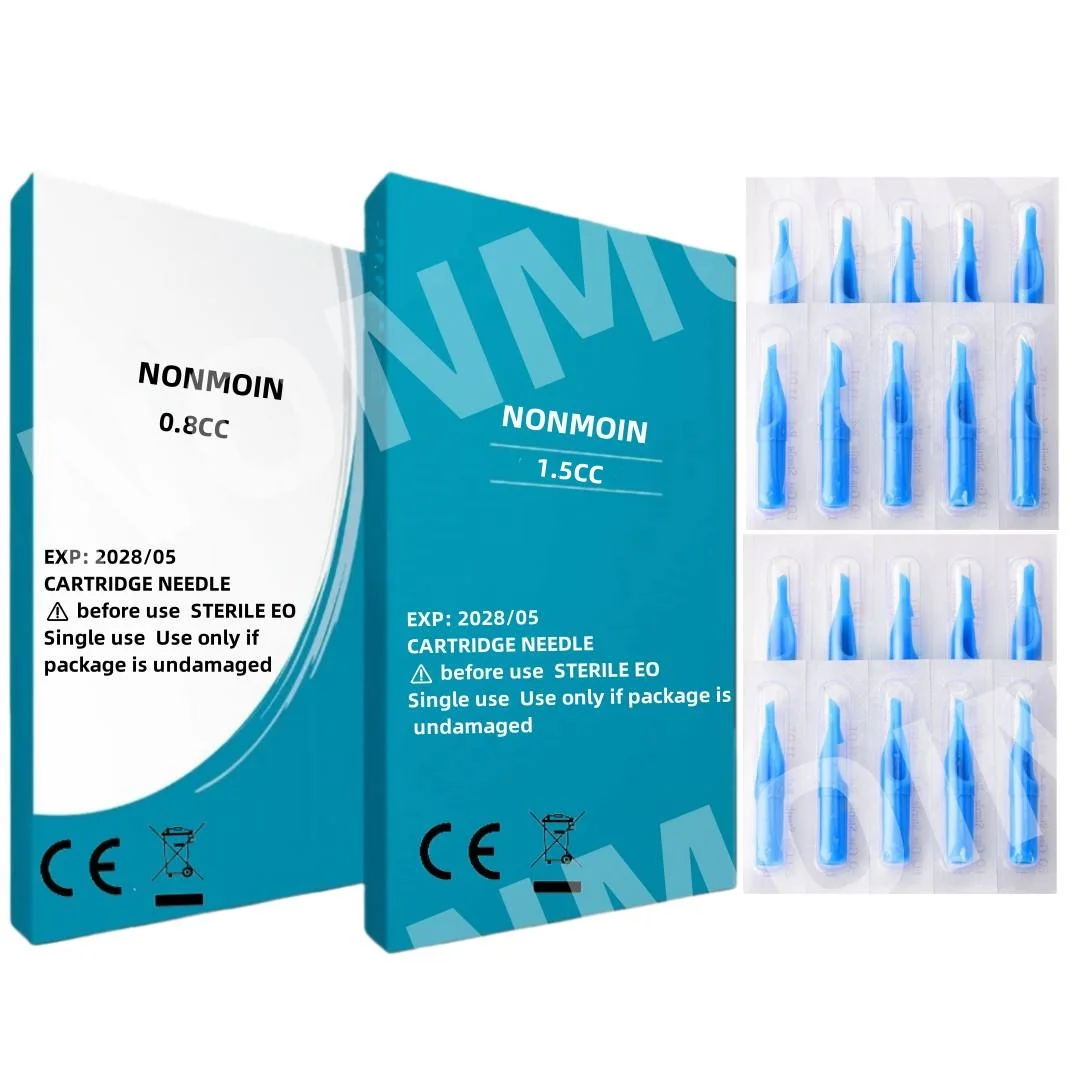 

Оригинальные одноразовые иглы для татуировок 0,8/1,5 куб. см, аксессуары для тату-машинок, для перманентного макияжа бровей и век