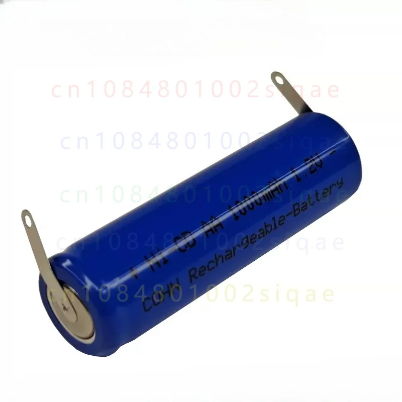 1pcs FOR Small Electrical Appliances COHN Ni-CD AA 5 Size 1.2V 1000mAh Rechargeable Battery with Welding Tabs