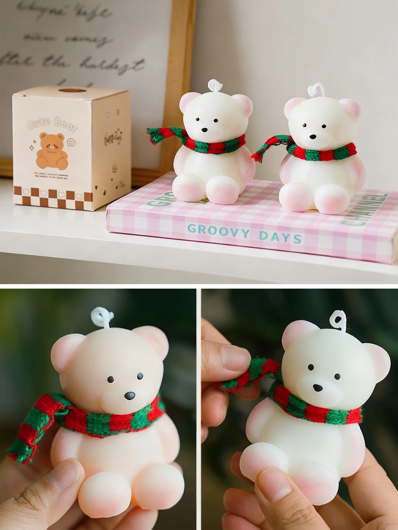 Handmade Cute Bear Scented Can - огляд і ціна Soy Wax