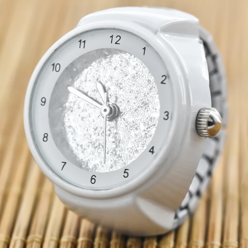 ساعة كوارتز كاملة النجوم للرجال والنساء ، سبيكة ، قشرة ، إصبع ، قرص دائري ، أرقام عربية ، وجه ، زوجان ، إبداعي ، جديد ، تخفيضات كبيرة