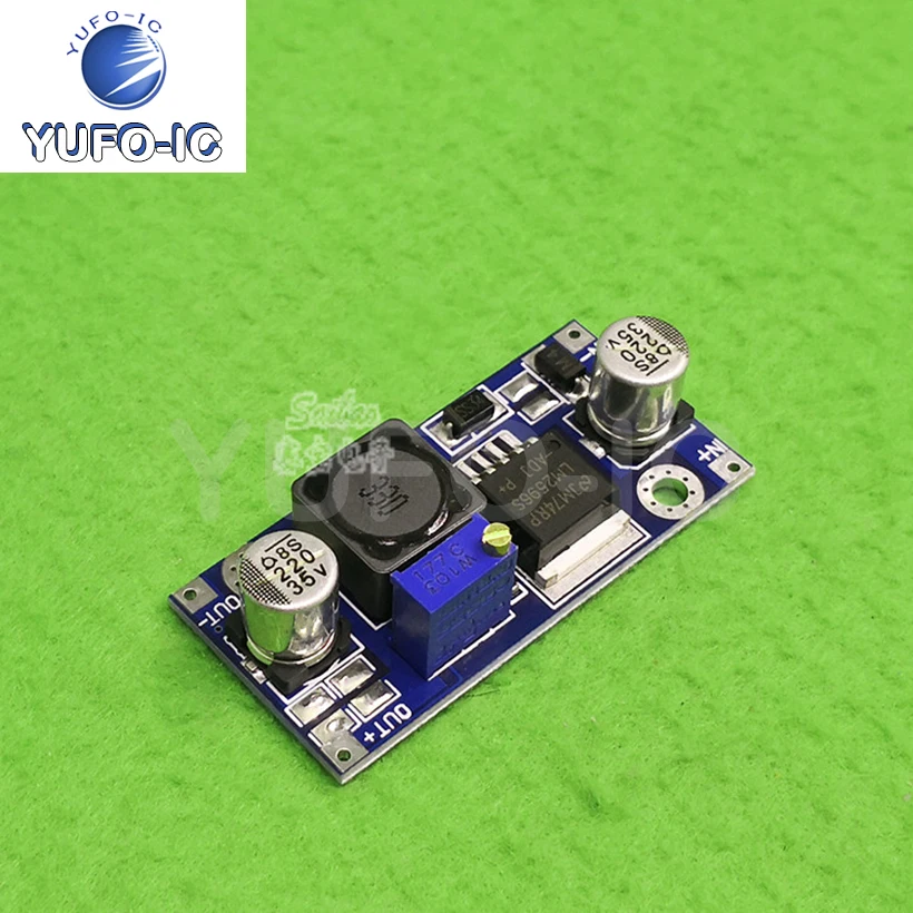 Free Ship 1PCS DC Step-down Module LM2596 Buck High Efficiency Variable Power Supply DC-DC Power Supply (Car)