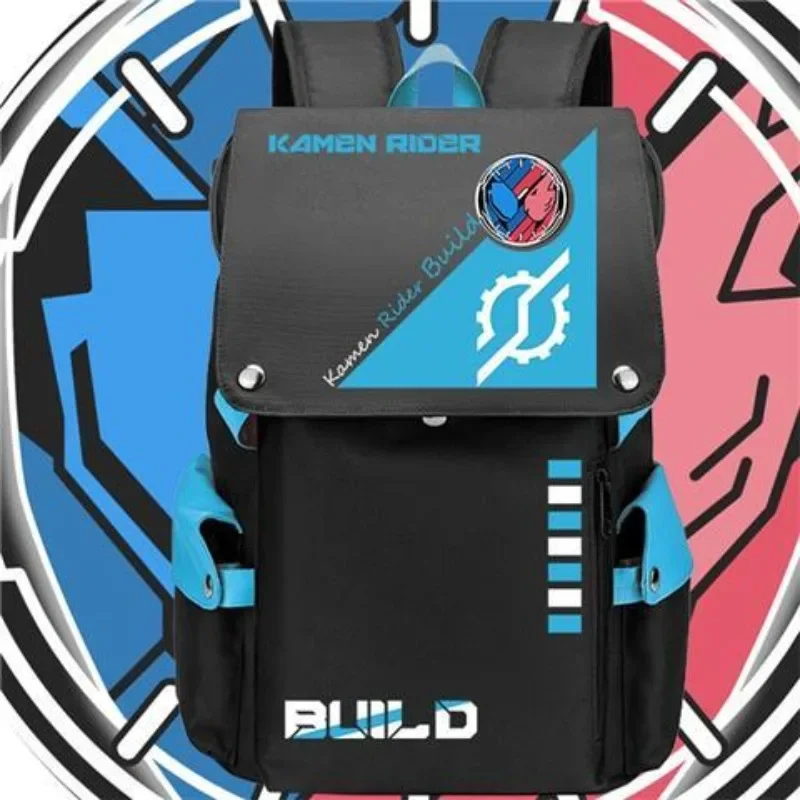 Kamen Rider Anime School Bag Ex-Aid Shiwang Build 01 Student Computer Backpack