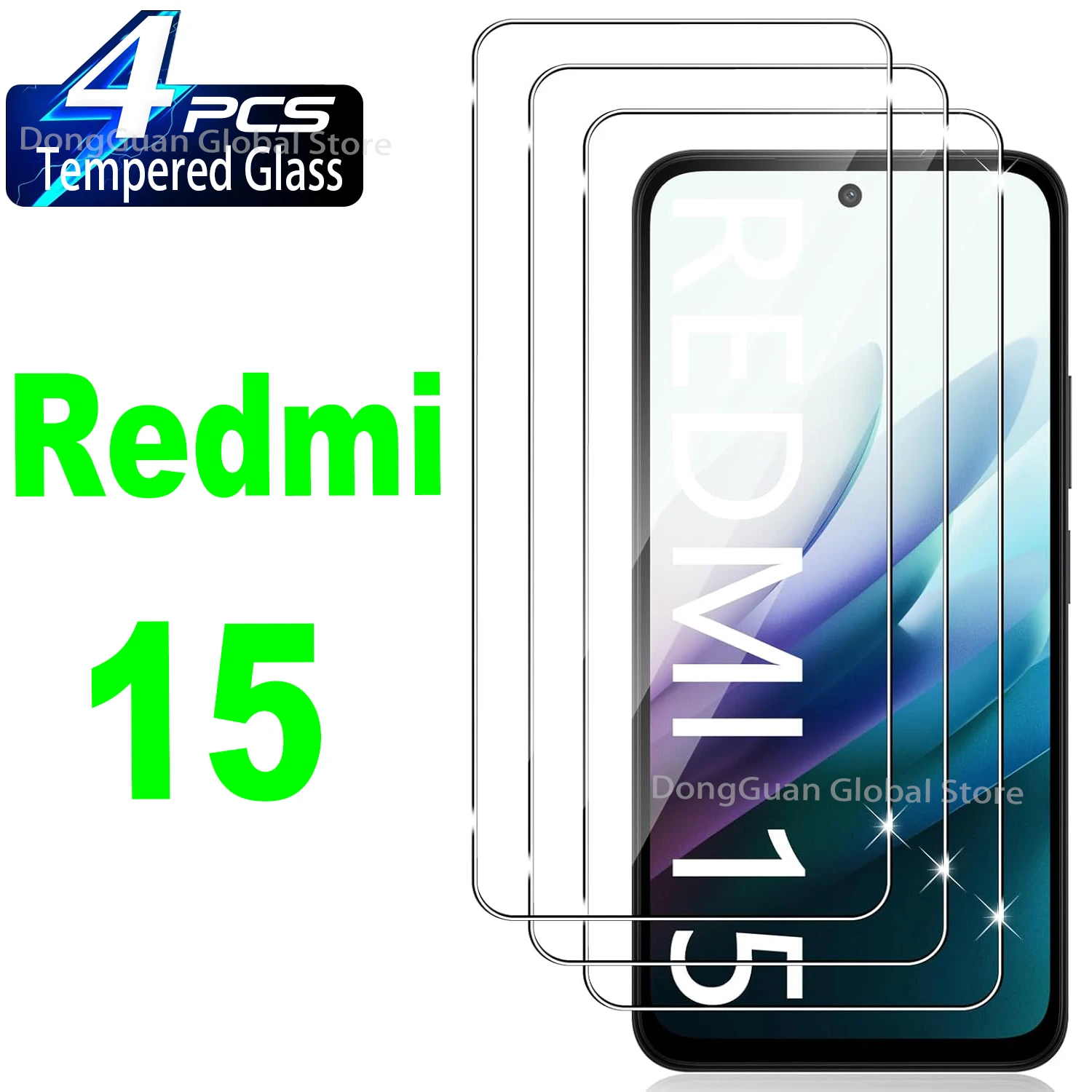 

For Xiaomi Redmi 15 Tempered Glass Screen Protector Glass Not For Xiaomi Mi 15