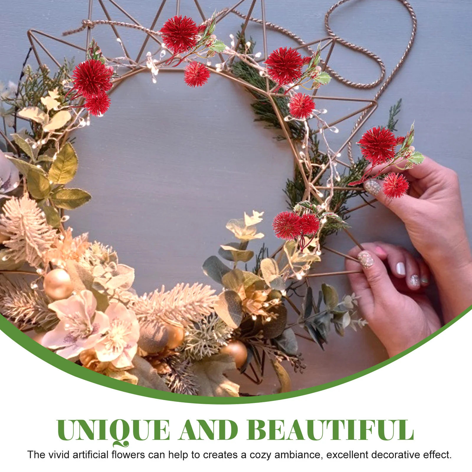 

12Pcs Artificial Plastic Flower Simulation Fake Plant Flower for Home Office Wedding Table Centerpiece