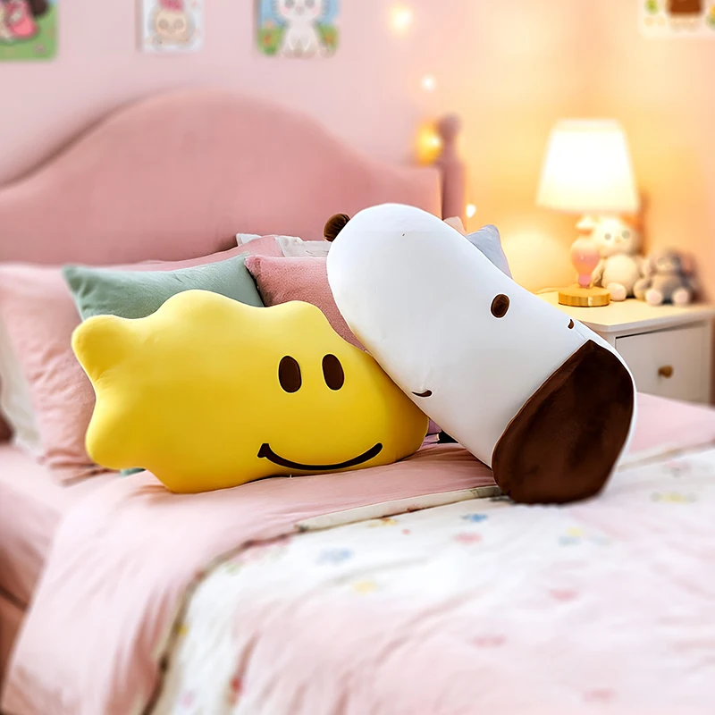 

Cute Snoopy and Woodstock Plush Pillow Set Ultra Soft Long Cushion for Bedroom Sofa Decoration Perfect Gift for Peanuts Fans