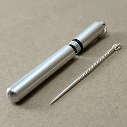 990 Full Silver High Metal Toothpick Portable Mini Toothpick Storage Box To Send Elders Sale