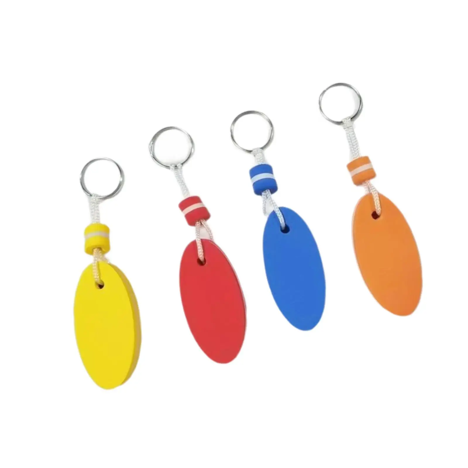 EVA Floating Keychain Waterproof Buoyant Key Ring for Kayak Canoe Rafting Sailing Fishing Outdoor Adventure