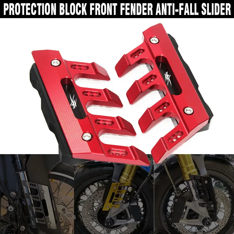 

For SUZUKI HAYABUSA GSX1300R GSX 1300R Motorcycle CNC Accessories Mudguard Side Protection Block Front Fender Anti-Fall Slider