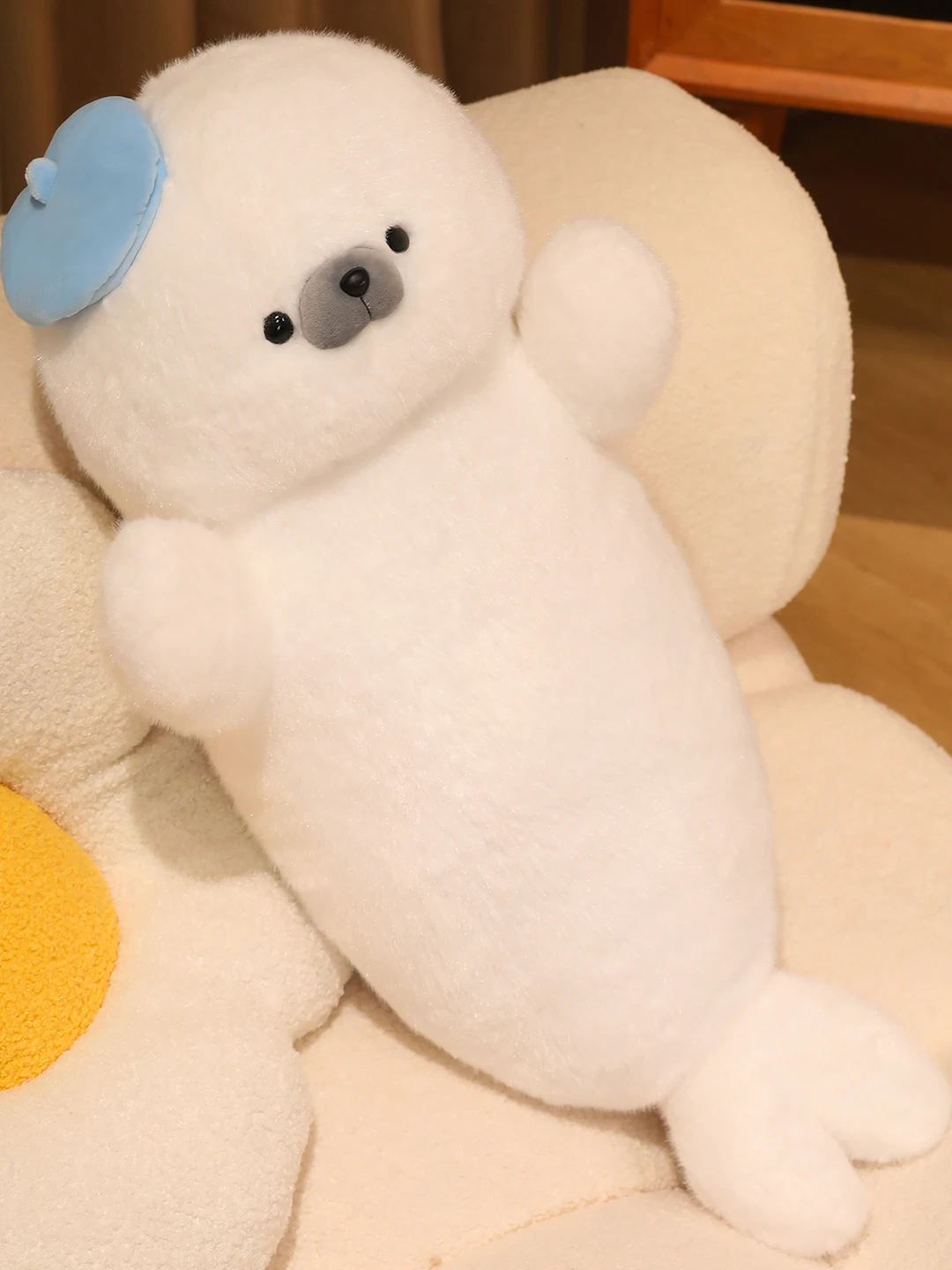 

Очаровательная игрушка Seal Plu, супермягкая кукла Seal, успокаивающая кукла с мягкими животными для девочек, игрушка Pluie, дизайн Seal, милый тюлень Pup