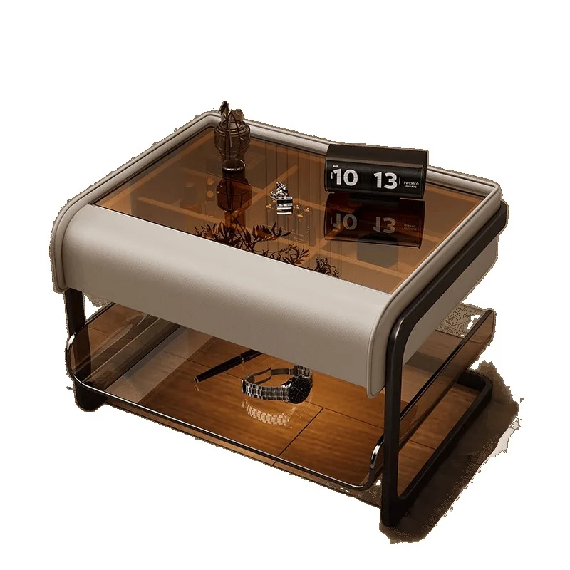 

Smart bedside table,multi-functional living room home bedside table