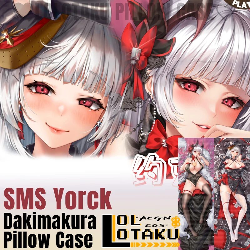 

SMS Yorck Dakimakura Azur Lane Game Sexy Pillowcase Hugging Full Body Pillow Case Cushion Cover Home Bedding Decor Otaku Gift