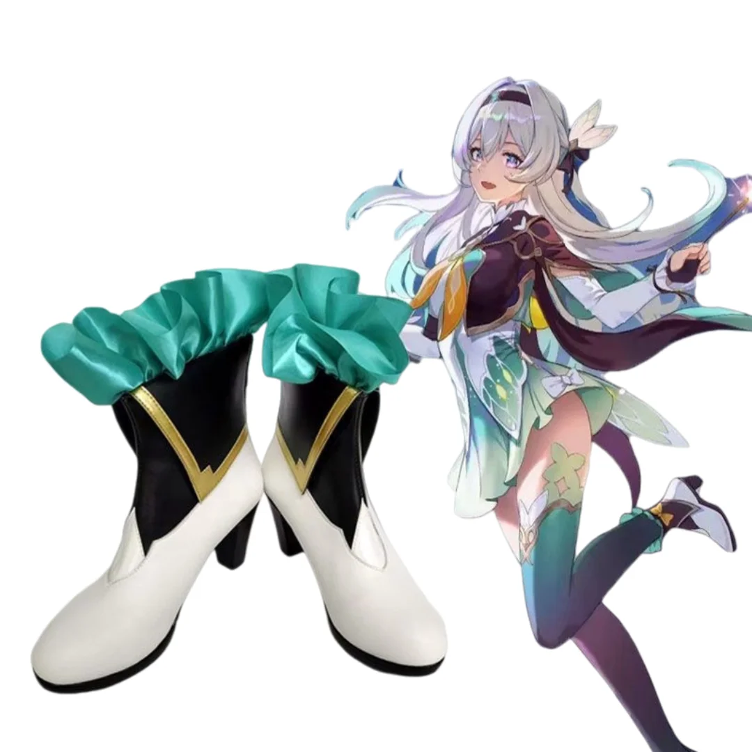 

Обувь для косплея в стиле аниме Honkai Star Rail, ботинки на платформе со светлячком, готическая Лолита, сценическое выступление