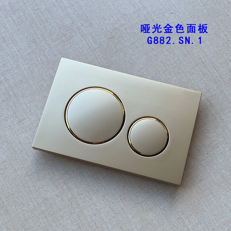 Toilet Water Tank Dual Press Switch Wall Mounted Toilet Accessories Button Button Water Tank Panel