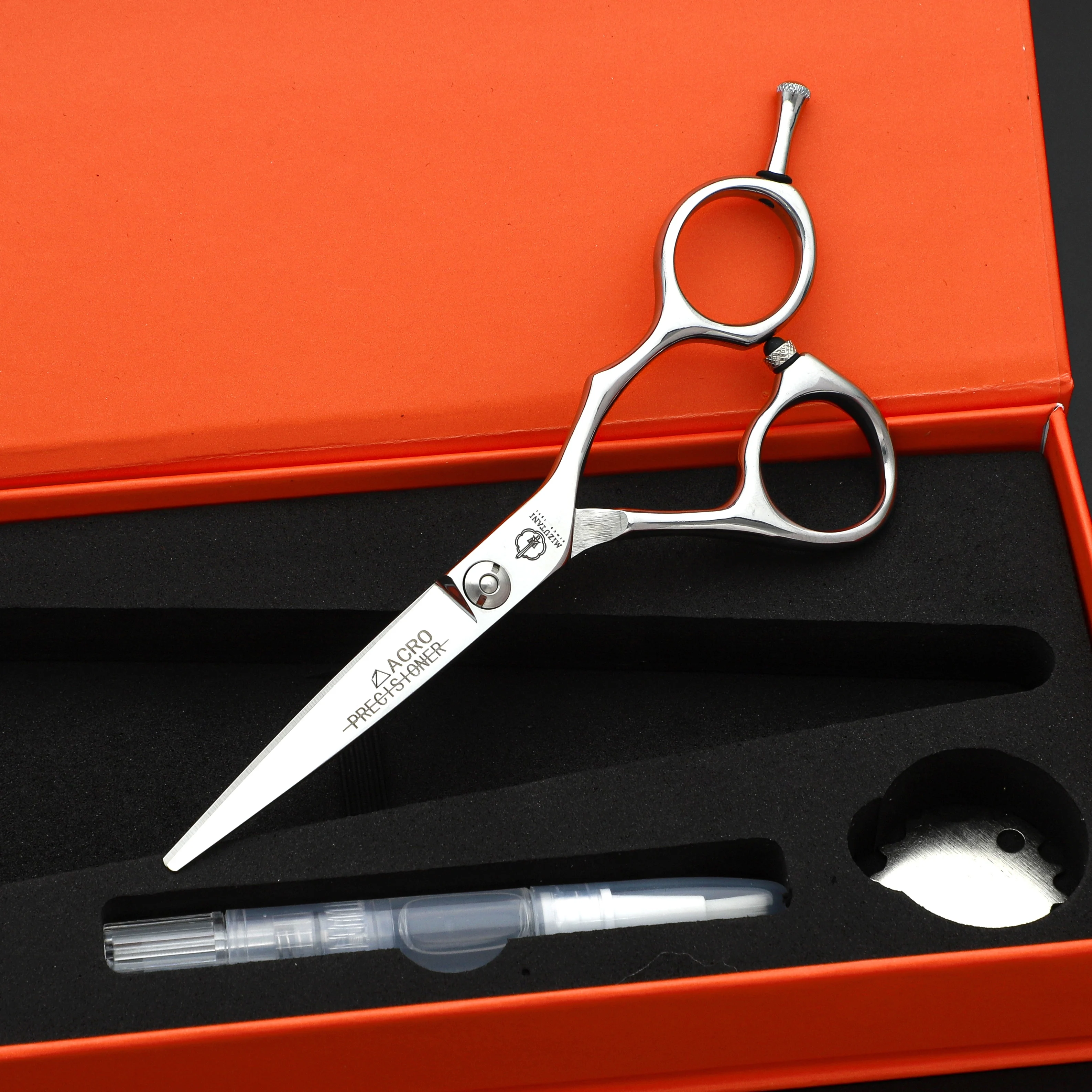 New MIZUTANI barber scissors 5.5 inch small scissors 440C Material Ergonomic design Professional hairdressing scissors tool set