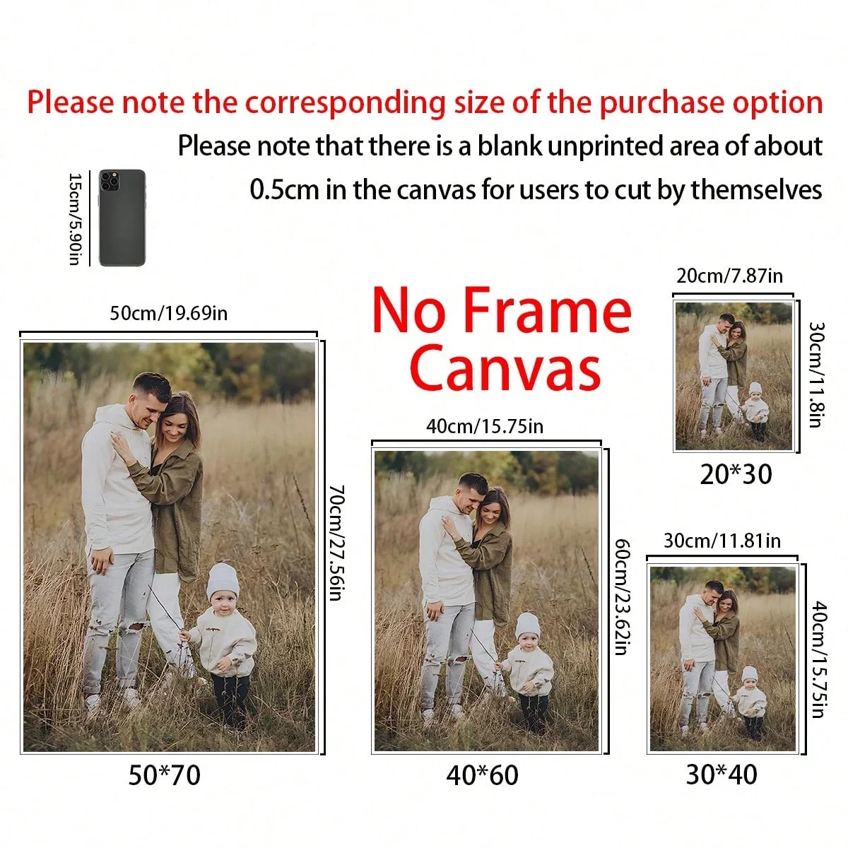 Customizable Canvas Poster With Frame, Customize Your Photo, Perfect Gift For Friends And Family, Wall Art, Home Decor image 5