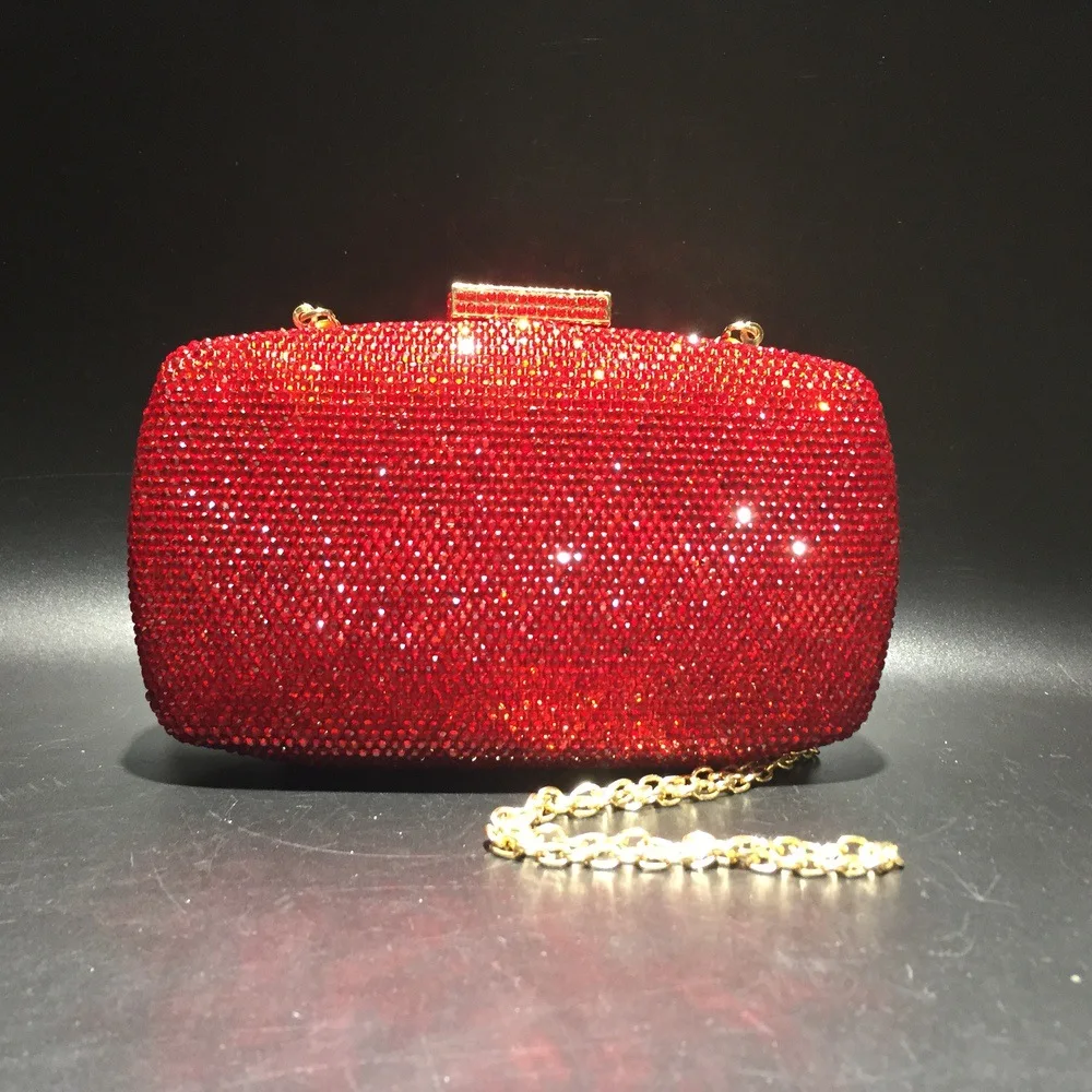 

Diamond Evening Clutch Bag Diamond Dinner Bridal Small Square Chain Women's Bag Luxury Evening Purse For Women Sac À Mains Femme