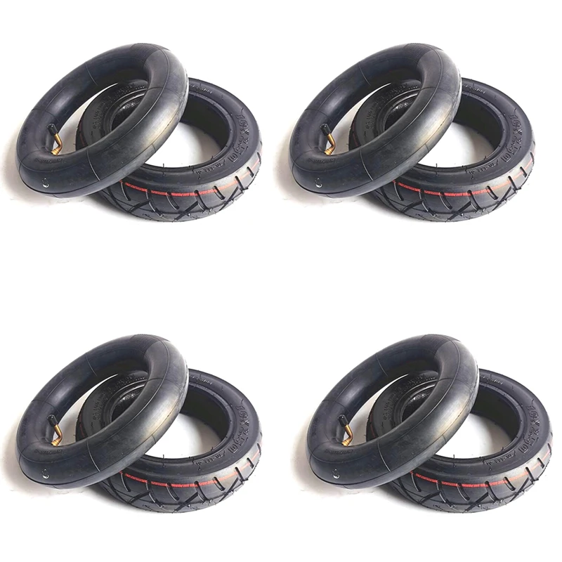 4Pcs 10X2.5 Speedway Tire And Tube Set 10 Inch On Road Tire For Zero 10X Kaabo Mantis Dualtron Scooter Parts