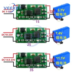 DC 5-23V Multi-Cell Version 18650 Lithium Battery Chargering Board 1S 2S 3S for Li ion Cell Solar Portable Device Charger Module