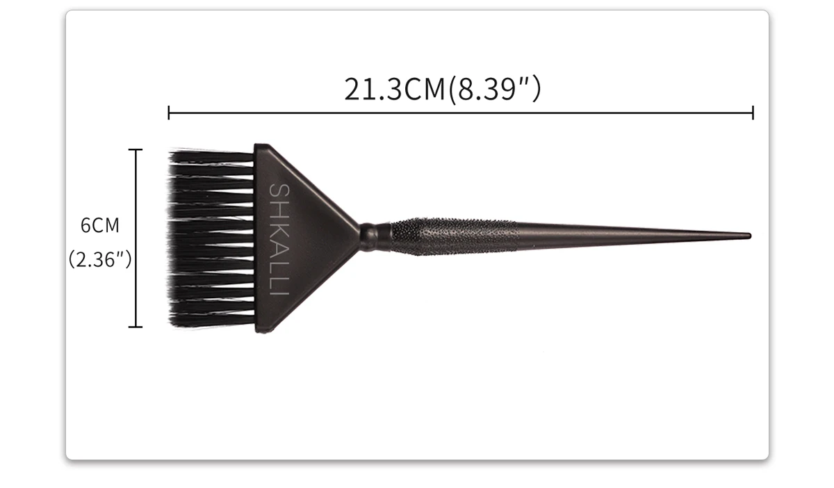 SHKALLI Professionelles Haarfärbeset: Große Färbeschale, breiter Pinsel und Mini-Rührstab für Salon-Perfekte Ergebnisse – Detail 7
