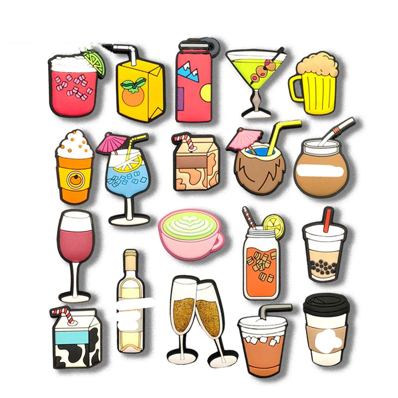 charm Shoe Buckle Cartoon Drink Fun Fashion Hole Shoes Accessories