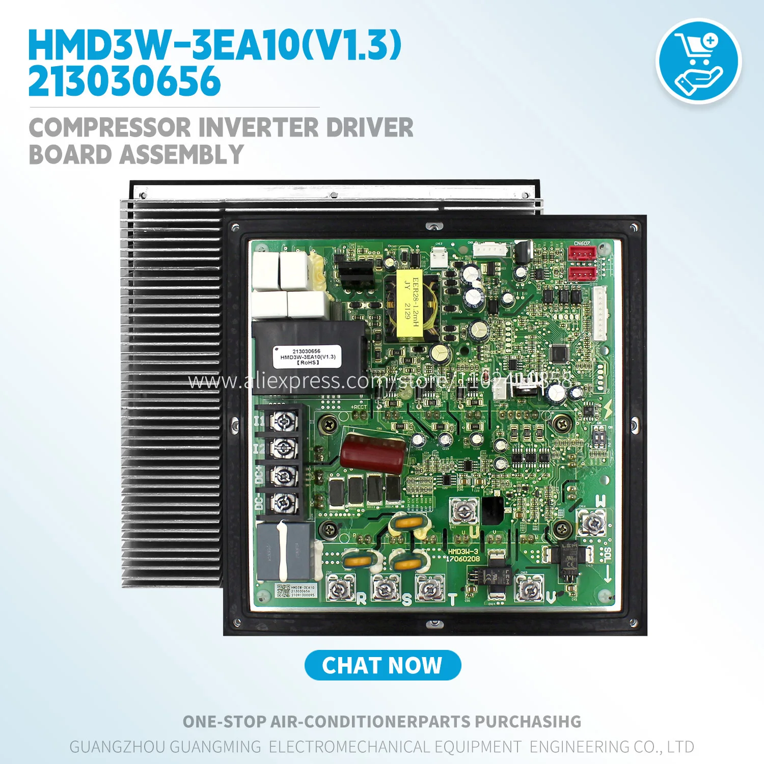 Conjunto de placa controladora de inversor de compresor 213030656 HMD3W-3EA10 para VRF HVAC nueva bomba de calor inversor de energía piezas de unidad exterior