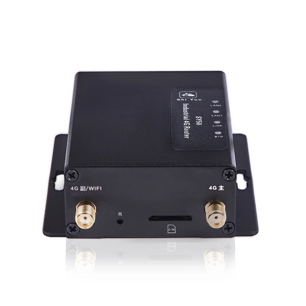 Stable Metal Housing Qualcomm Chip Module Wide Voltage Input DC 5 to 30V Industrial 4G VPN Router for Remote Management