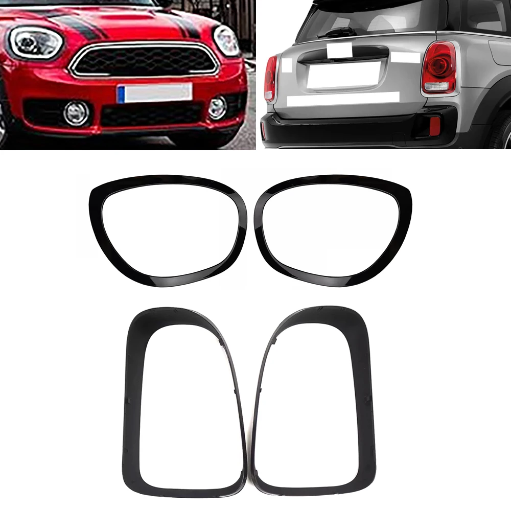 

51138739351 Headlight Tail Lights Cover Decoration Ring Shell Trim Sticker for MINI Countryman F60 Cooper One JCW 2017-2023