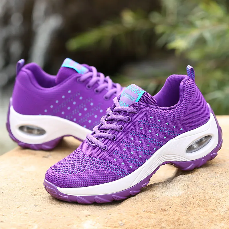 

2024 Brand Sport Running Shoes Women Height Increasing Girl Popular Walking Sneakers Comfortable Athletic Training Shoes Lady