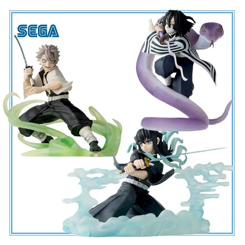 

В наличии оригинальный SEGA Demon Slayer Tokitou Muichirou Shinazugawa Sanemi Iguro Obanai аниме персонаж модель коллекция игрушки подарки