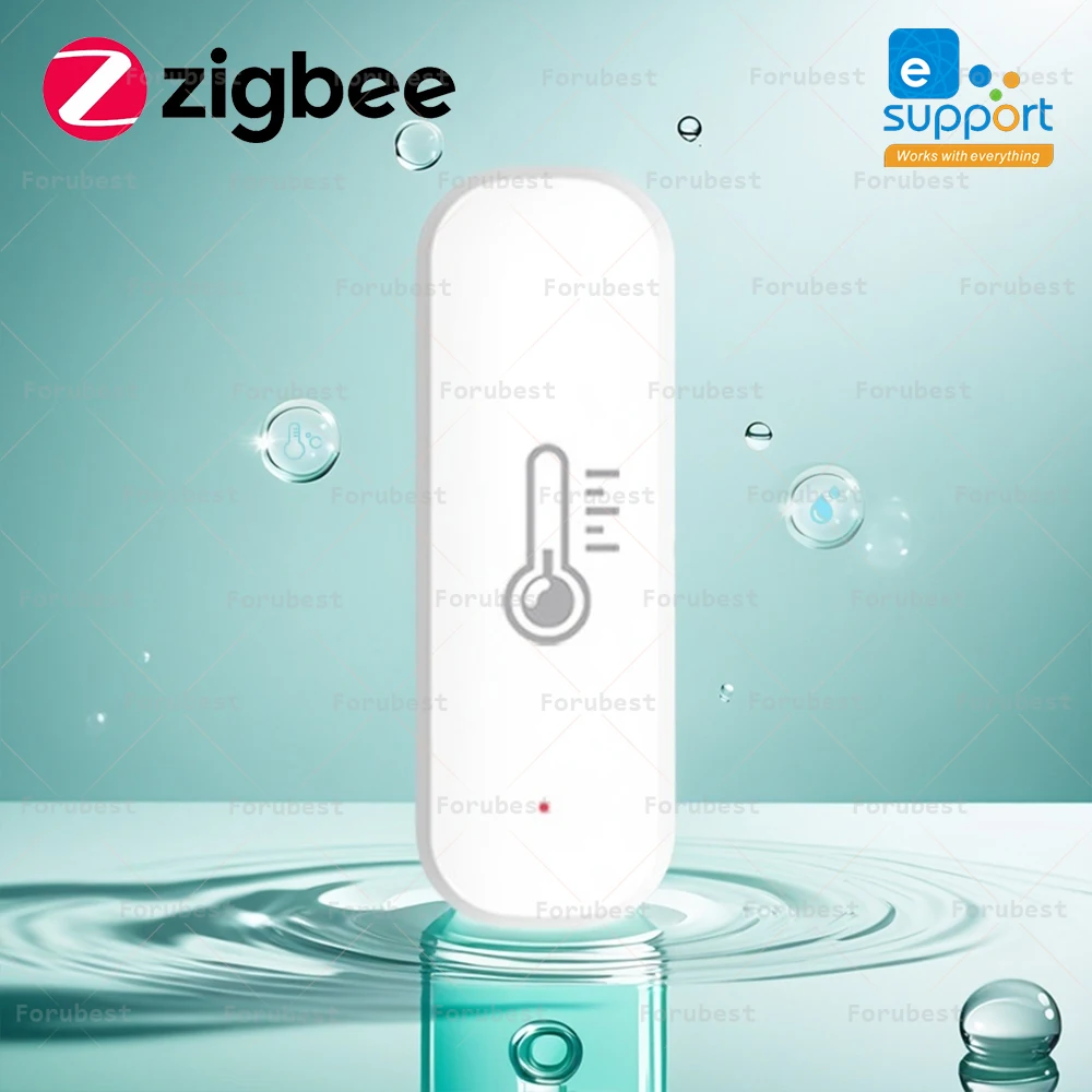 Image of Ewelink Temperatur- und Feuchtigkeitssensor Zigbee Smart Indoor Hygrometer APP-Fernbedienung Funktioniert mit Alexa Google Assistant