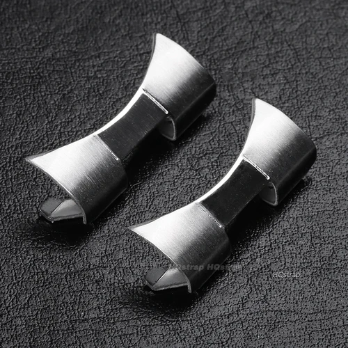 Imagen 2 del producto Enlace de extremo curvado hueco 20mm 22mm para conector de correa de reloj Seiko para adaptador de pulsera Oyster para Rolex 12 14 16mm 18mm 19mm 24mm