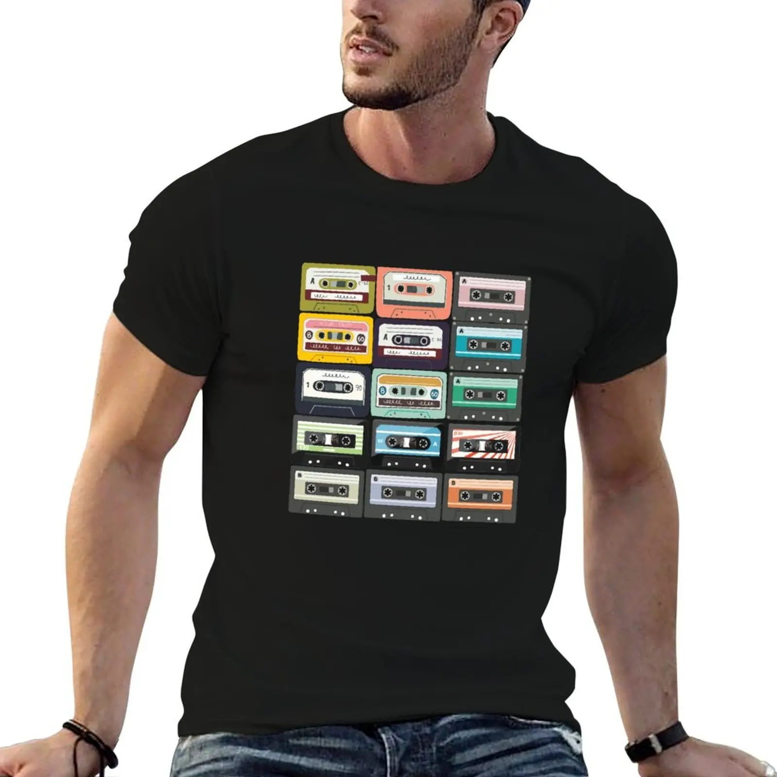 Casette Tape Mixtape Retro product T-Shirt essential t shirt quick-drying cotton t shirt men